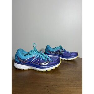 Saucony Triumph ISO 3‎ Running Sneakers Shoes S10346-1 Purple Blue Women's 7